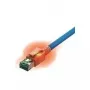 EasyLan S/FTP kabelis Cat.6a 1m zils - kabelis - tīkls