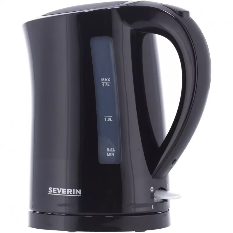 Severin WK 3498 elektriskā tējkanna 1.5 L 2200 W Melna