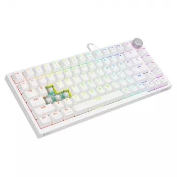 Savio ASTRAL WHITE JADE tastatūra Gaming USB QWERTY US International