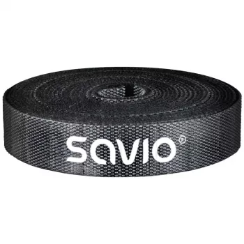 Kabeļu turētājs Savio OC-06 Universāls Melns
