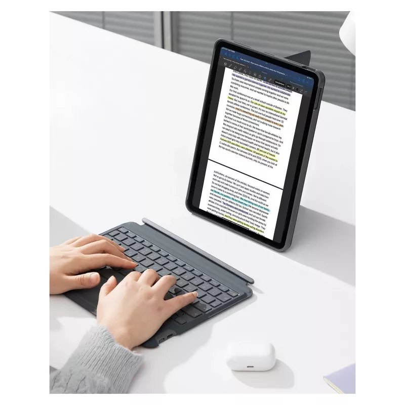 inateck tastatūra iPad 11 iPad 10. paaudzei Com. QWERTZ pelēka
