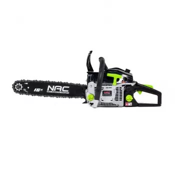 Benzīna motorzāģis NAC CST45-40-02AC, 45 cm³, 1.9 kW (2.4 kW maks.), 40 cm sliede, 66 posmu, 1.5 mm ķēde