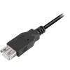 USB kabelis Sharkoon USB 2.0 0,5 m melns