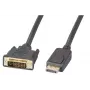 EFB-Elektronik DisplayPort/DVI 24+1 kabelis, St-St, 3m, melns Ražotājs: EFB Elektronik (K5564SW.3V2)