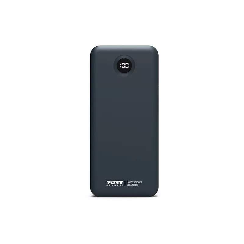 Pārnēsājams lādētājs Port Designs 907006 10000 mAh litija polimēra melns