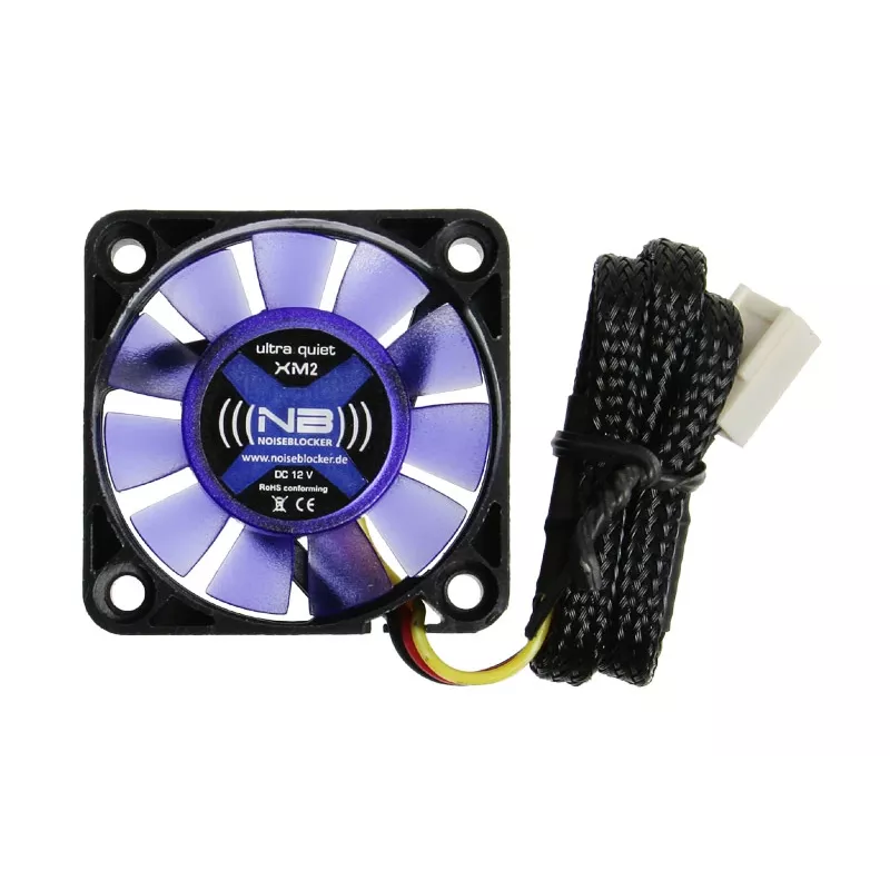NOISEBLOCKER MelnsSilentFan XM-2 40mm Melns