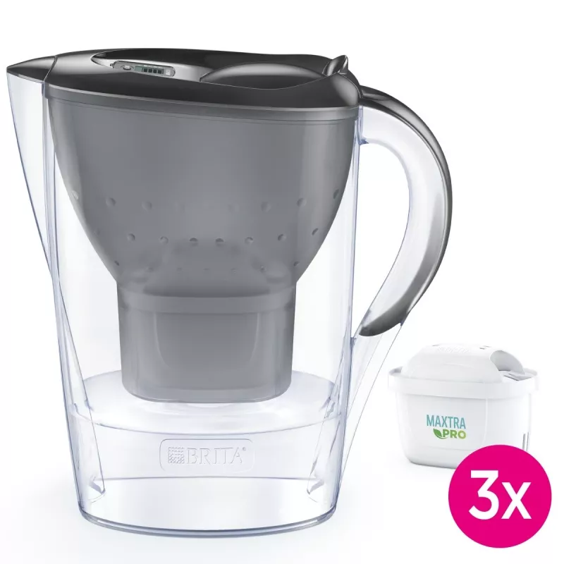 Brita Marella + 3 MAXTRA PRO Pure Performance 2,4 L zils