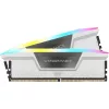 DIMM 32 GB DDR5-6400 (2x 16 GB) Dual-Kit, atmiņa balta, CMH32GX5M2B6400C32W, Vengeance RGB, INTEL XMP