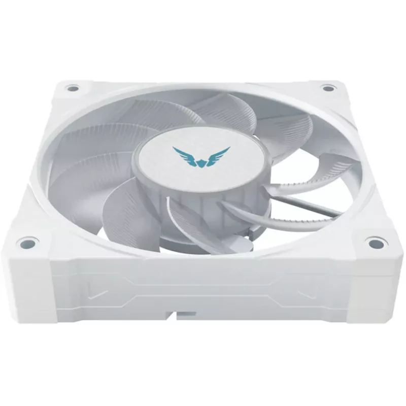 VALKYRIE B12R ARGB 120 mm reversā lāpstiņu korpusa ventilators - balts