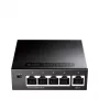 Tīkla slēdzis Cudy GS105 — 5 portu Gigabit Ethernet (10/100/1000), melns, 5 V DC barošana iekļauta