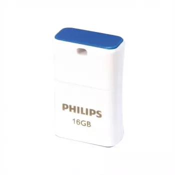 Philips FM16FD85B/00 USB zibatmiņa 16 GB USB Type-A 2.0 zila, balta