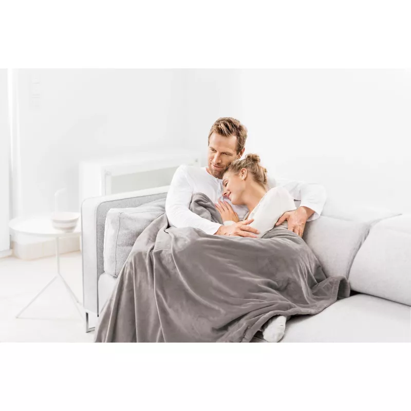 Beurer HD 150 XXL Cosy Taupe apsildāmā sega, 200 x 150 cm