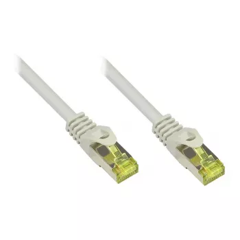 RJ45 komutācijas kabelis ar Cat.7 izejkabeli un fiksatora aizsardzību (RNS®), S/FTP, PiMF, halogēnbrīvs, 600MHz, OFC, pelēks, 30m, Good Connections® (8070R-300)