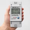 Elektrības skaitītājs QOLTEC vienfāzes DIN-iežugam 230V (MPN 50979)
