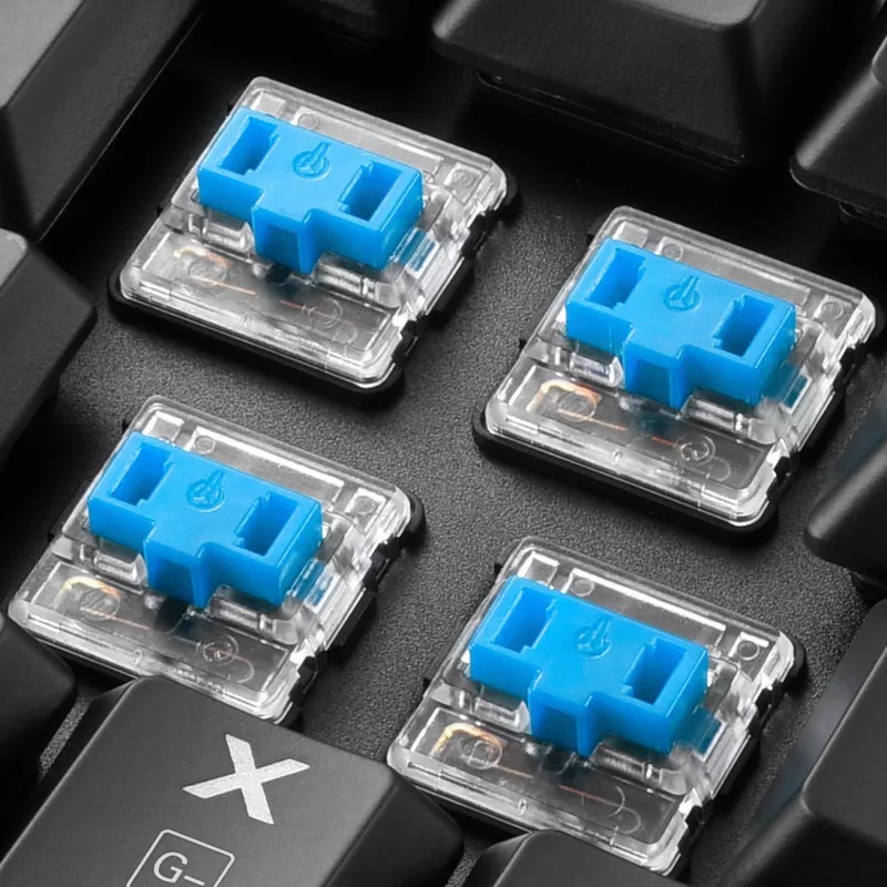 PureWriter RGB, Gaming Keyboard melns, FR-Layout, Kailh Choc Low Profile Blue