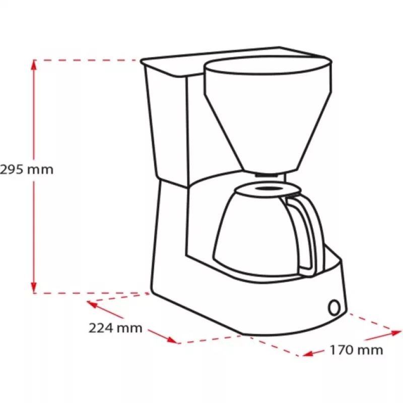 Easy , kafijas automāts ar filtru melns