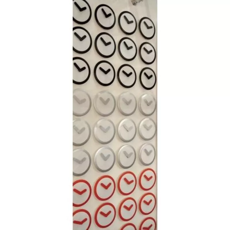 NeXtime klok 2615zi Focus, Ø25 cm, sienas pulkstenis, balts/sudraba krāsā