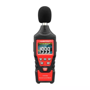Digitālais decibelu mērītājs Habotest HT622B — skaņas līmeņa mērītājs ar A/C svērumu, USB saskarni