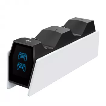Uzlādes doks White Shark PS4-0417 divu kontrolleru uzlādes stacija PS4 kontrolleriem