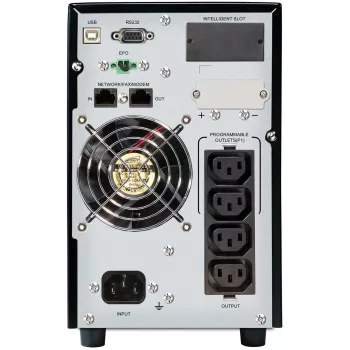 PowerWalker VFI 1500 CG PF1 dubultās pārveidošanas (tiešsaistes) 1,5 kVA 1500 W 4 maiņstrāvas kontaktligzdas