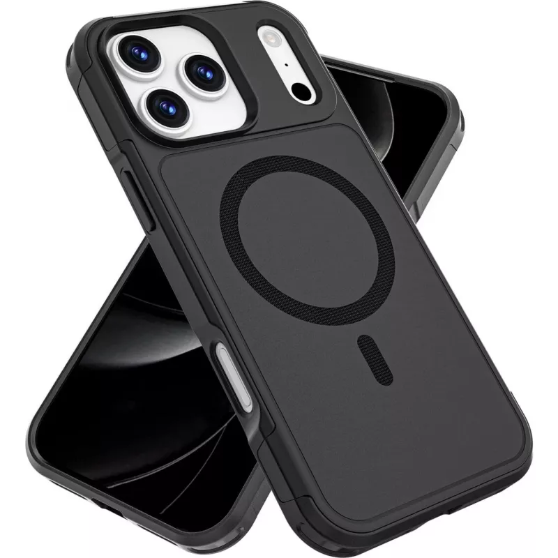 Border Case 4smarts Defend iPhone 17 Pro Max Melns 17,5 cm