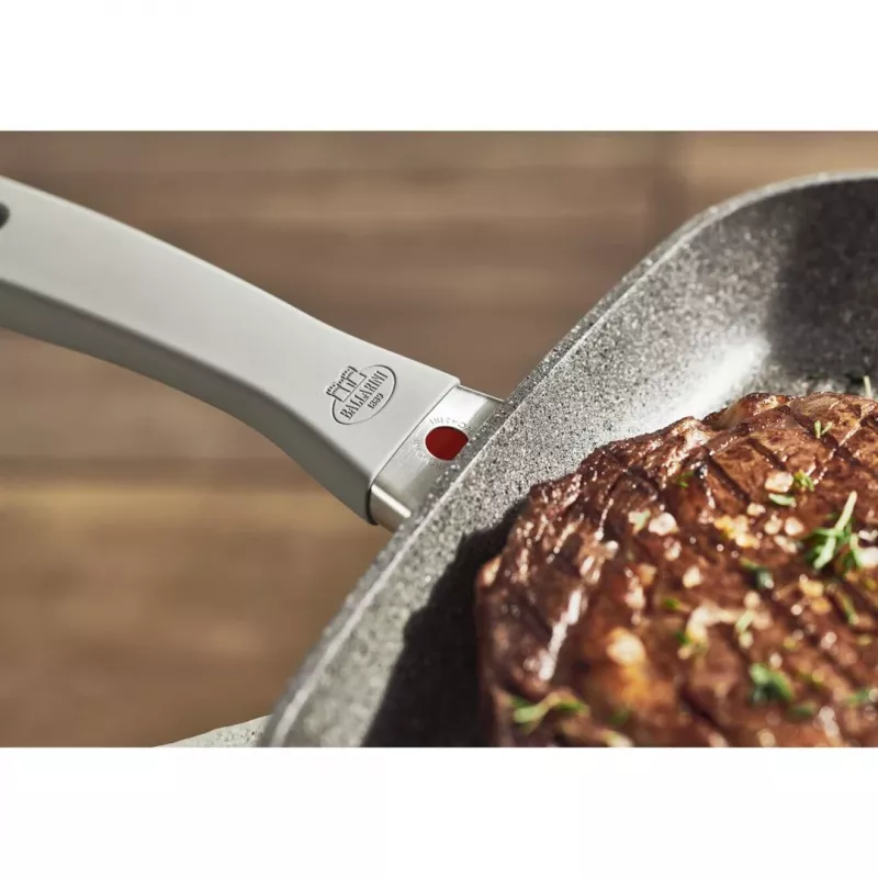 Grill panna BALLARINI 75002-941-0 kvadrātveida pelēka 28 cm