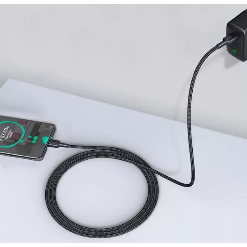 USB-C kabelis Aukey CB-CD45 0,9 m — USB Type-C uz USB-A, Quick Charge atbalsts
