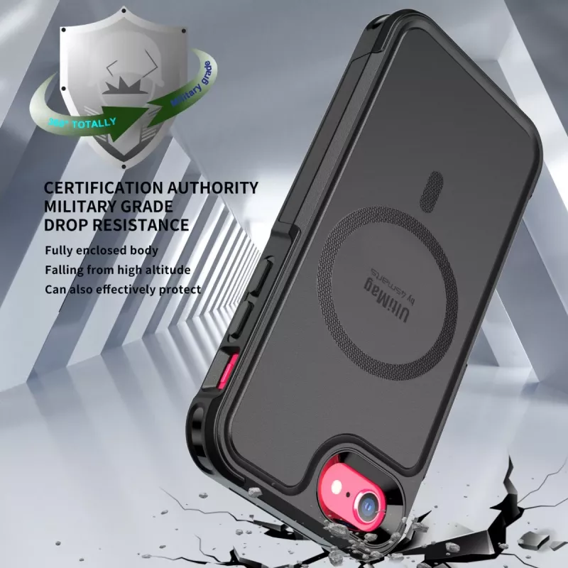 4smarts 452042 - Vāciņš - Apple - iPhone SE3 / SE2 / 8 / 7 - 11,9 cm (4,7 collas) - Melns