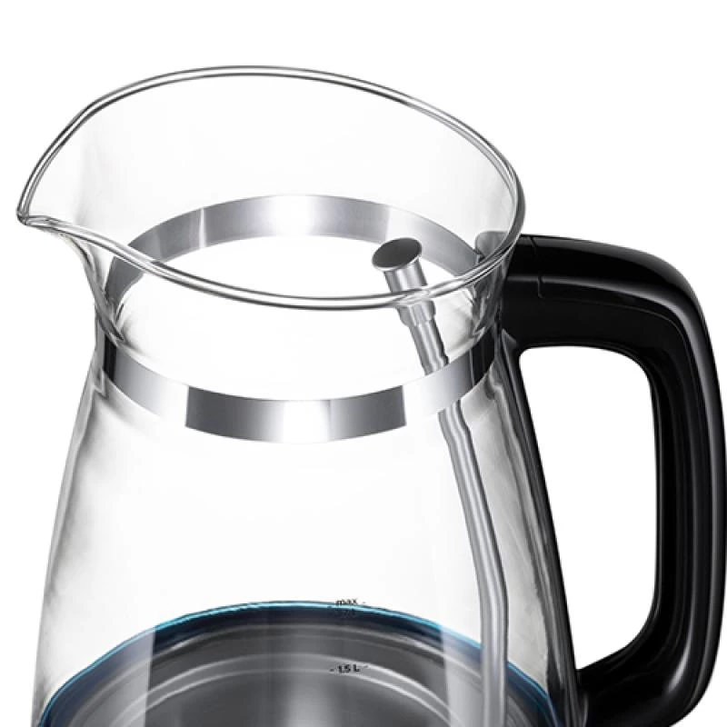 Russell Hobbs 26080-70 elektriskā tējkanna 1,7 L 2400 W melna, caurspīdīga