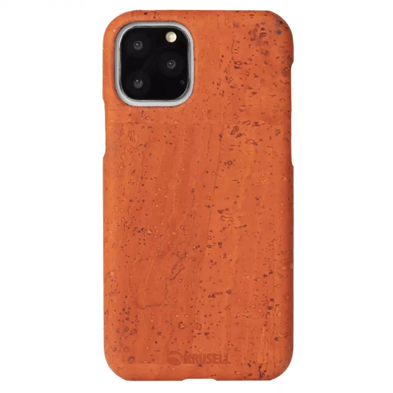 Aizsargājošs tālruņa vāciņš Krusell Birka Apple iPhone 11 Pro Max — rūsas krāsa