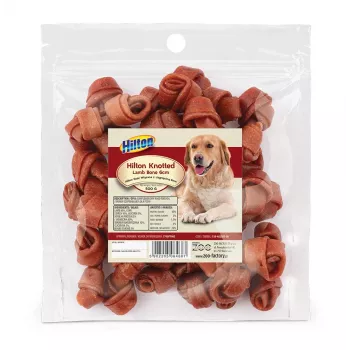 HILTON mezglots jēra kauls 6 cm - suņu gardums - 500g