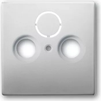 BUSCH JAEGER 1743-866 - Balta - Plastmasa - Busch-Jaeger - Glancēta - 0230-101 - 0230-0-0250 - SAT + TV + Radio