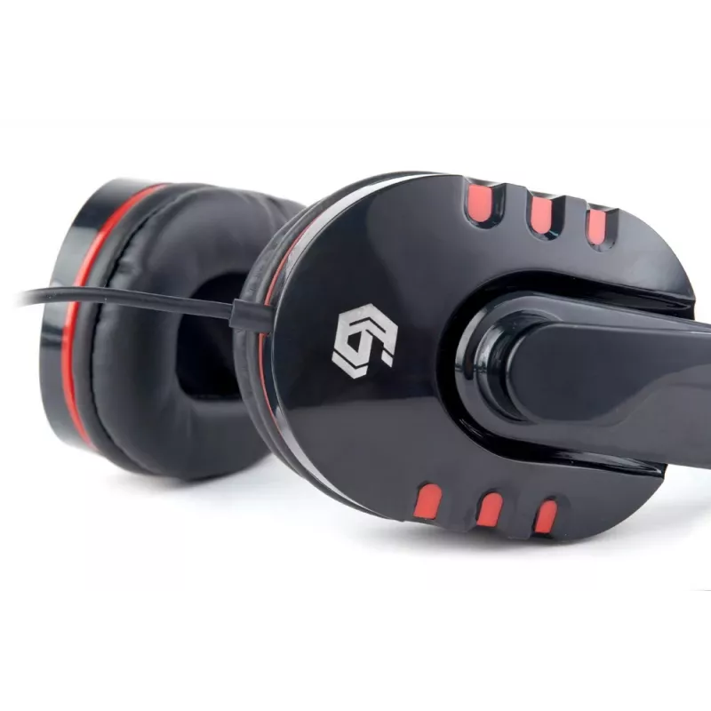 Gembird GHS-402 austiņas/headsets Vadu galvas saite Gaming Melns