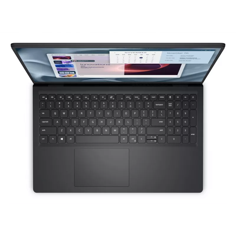 DELL Pro 15 Essential PV15250 Intel Core 3 100U klēpjdators 39,6 cm (15,6 inch) Full HD 8 GB DDR5-SDRAM 512 GB SSD Wi-Fi 6 (802.11ax) Windows 11 Pro melns