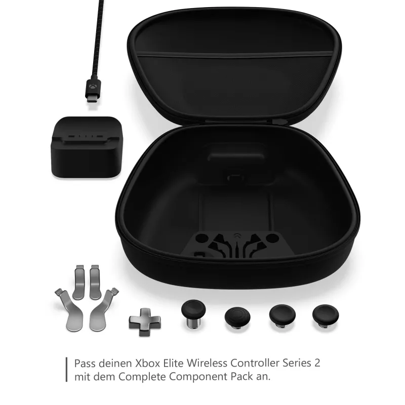 Spēļu kontrollera piederums Microsoft Xbox Elite Wireless Controller Series 2 Complete Component Pack melns sudrabains