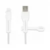 DeLOCK putekļu aizsargi USB Type-A spraudņiem un Apple Lightning spraudņiem, komplekts 2 gab., balts