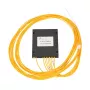 Optiskais PLC sadalītājs 1:8 Extralink SC/APC 2.0mm 1.5m G657A ABS modulis (bez savienotājiem)