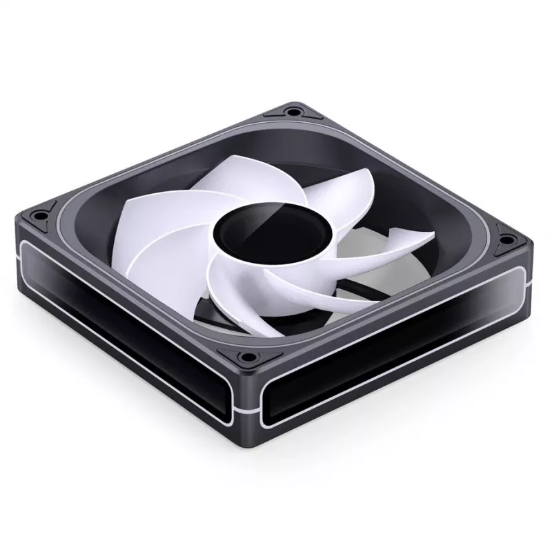 120 mm PWM ARGB korpusa ventilators Jonsbo ZB-120 Reverse Blade, melns