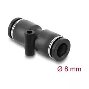 DeLOCK 60743 pneimatiskais savienotājs 8 mm taisns ar montāžas atveri