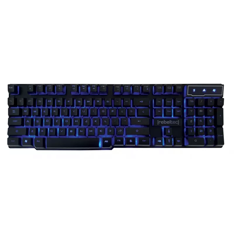 Tastatūra un pele Rebeltec SHERMAN Gaming USB QZERTY angļu melna