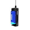 Bateriju lādētājs XTAR SC1 vienas vietas USB‑C Li‑ion 18650 elementiem, 1 nodalījums, melns