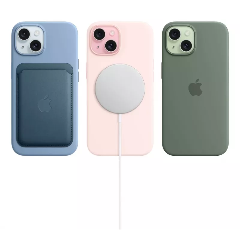 Apple iPhone 15 15.5 cm (6.1 collu) Divu SIM iOS 17 5G USB Type-C 128 GB Melns