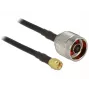 Koaksiālais kabelis CFD200 DeLOCK 89420 2.5 m SMA melns