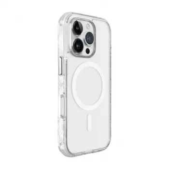 Aizsargapvalks LAUT CRYSTAL MATTER X iPhone 16 Pro, caurspīdīgs, PC+TPU, piemērots 6,1 collām