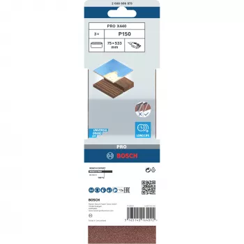 Bosch 2 608 606 073 slīpmašīnas piederums 3 gab.