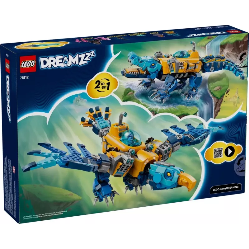 LEGO DREAMZZZ 71512 Krokodila zemūdene