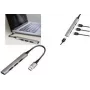 LogiLink USB centrmezgls USB 3.0 4 portu plāns alumīnija pelēks (UA0391)