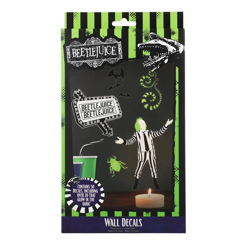 Sienas uzlīmes Paladone Beetlejuice Design PP13439BJ – Dekoratīvo sienas uzlīmju komplekts