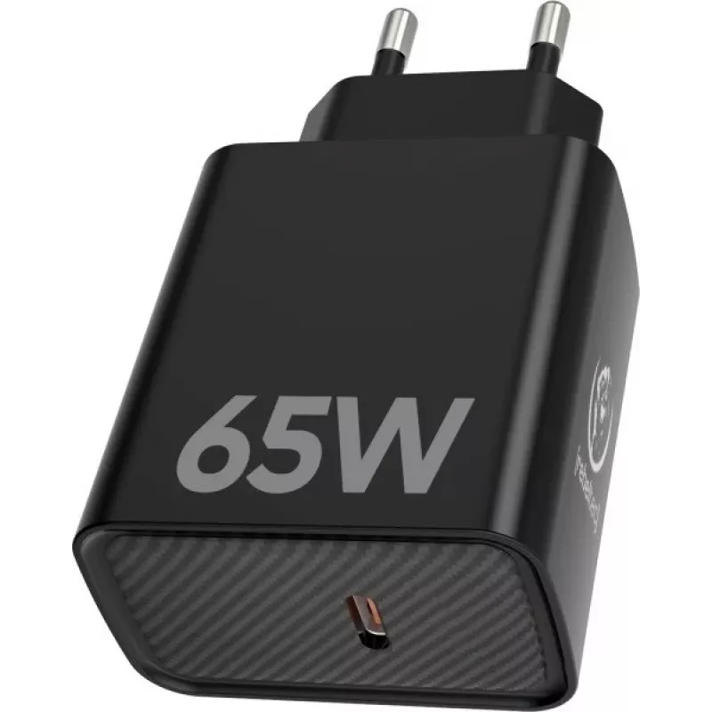 Ātrais lādētājs PD65W USB-C klēpjdatoriem, viedtālruņiem