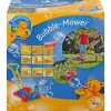 Bubble-Mower zāliena pļāvējs, ziepju burbuļi zils/sarkans